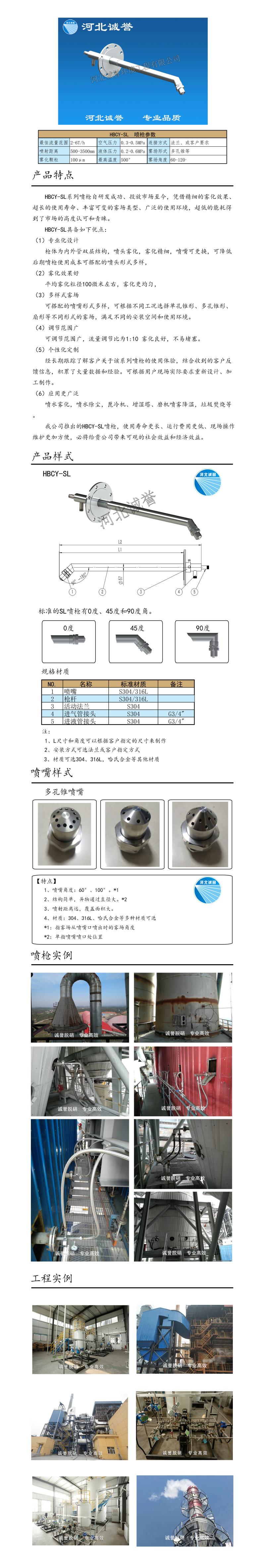 廢液噴槍、保護(hù)套、噴槍參數(shù)、材質(zhì)尺寸、流量分布圖、扇形空心錐俯視圖介紹以及廢液噴槍霧化視頻展示和工程案例介紹